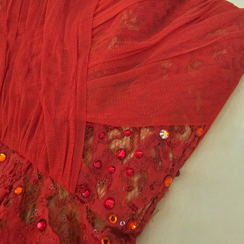 BCBG Max Azria red dress - Picture 2 of 5